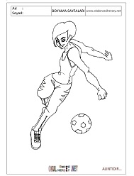 Futbol boyama sayfaları